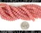 8mm x 6mm Soft Pink Glass Bell Flower Beads One Strand - XXX - GB-FB08